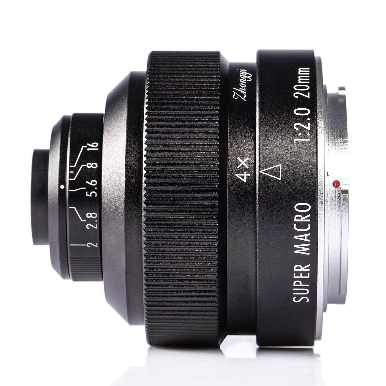 Zhongyi Mitakon Lens 20mm F2.0 4-4.5X Super Macro Lens for