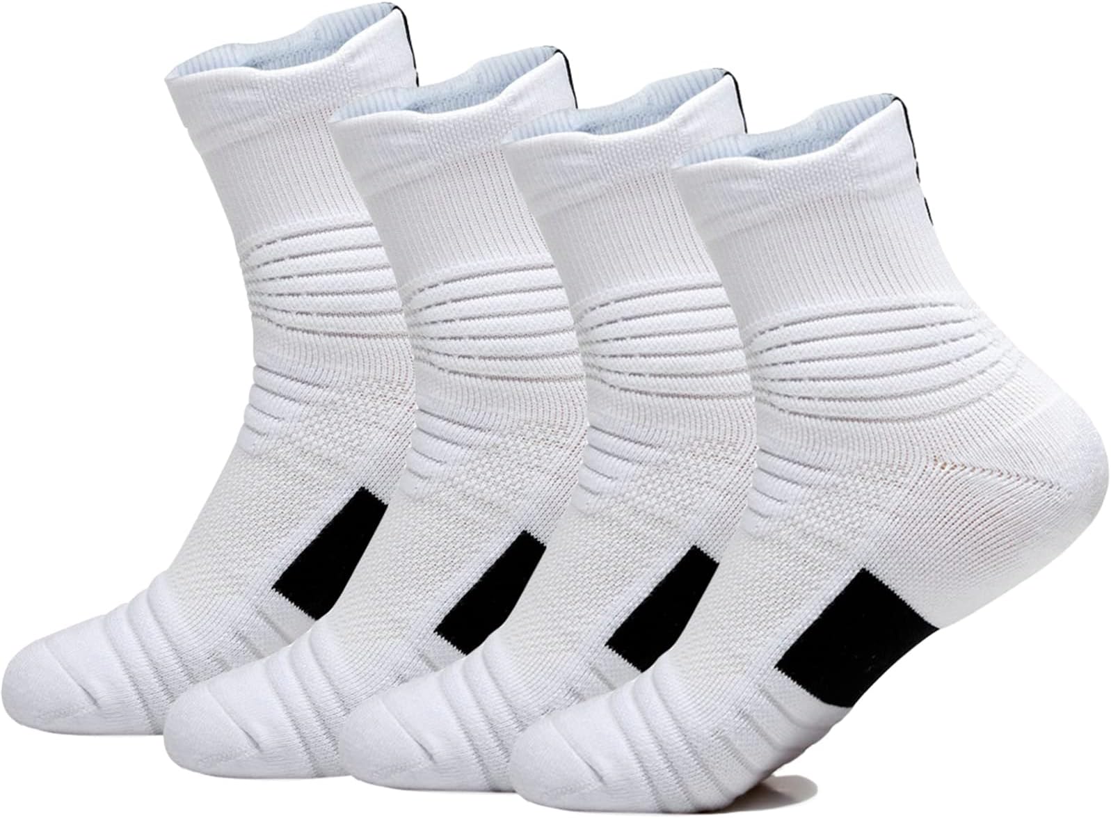 Basketball Socks Compression Cushion Thick Cycling Socks Athletic Crew Socks for Men Women Boys