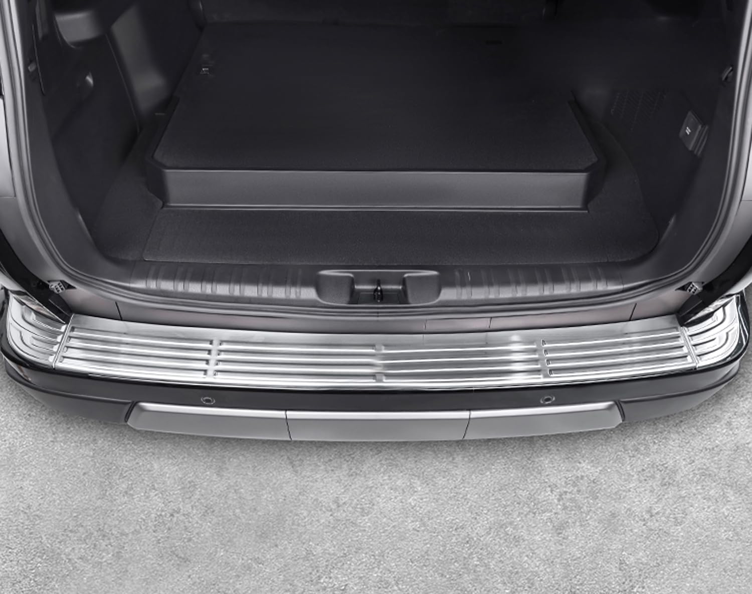 ITrims Car Accessories for Lexus GX 550 2024 2025 2026 Rear Bumper Guard Cover Trim Bumper Scratch Guard Protector Hitch Cover Stainless Steel (Inner Gas Silver)