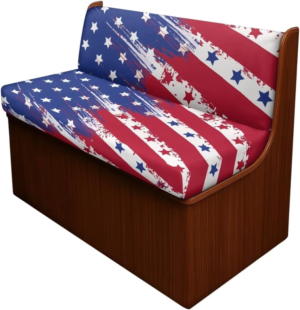 Stretch Camper Cushion Covers 2-Piece Set Sofa Loveseat Chair Cover Futon Protector for RV Camper Car Bench Planets Print