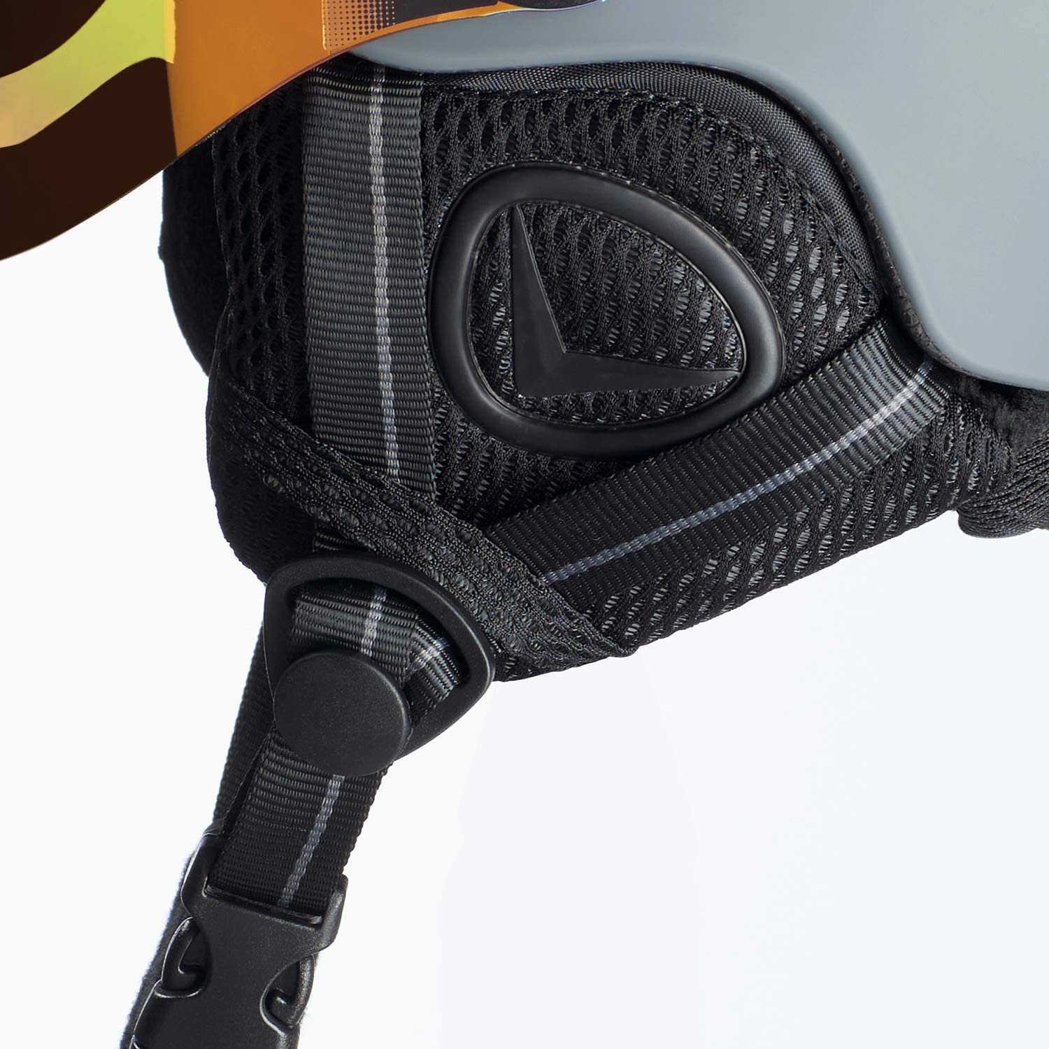 Black Crevice Casque de Ski Leogang pour Enfant - Unisexe