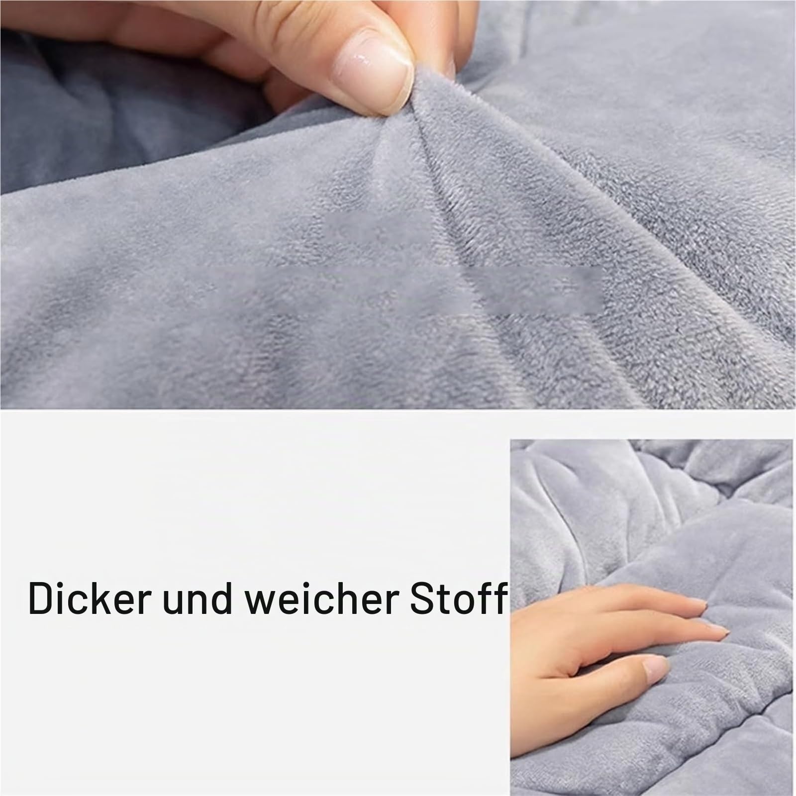 Beheiztes Sitzkissen For Die Gesamte Rückenlehne, 3-stufige Temperaturregelung, Bürostuhl-Sitzkissen For Den Home-Office-Sessel – Elektrisch Beheizt Entspannung Und Komfort(Gray)