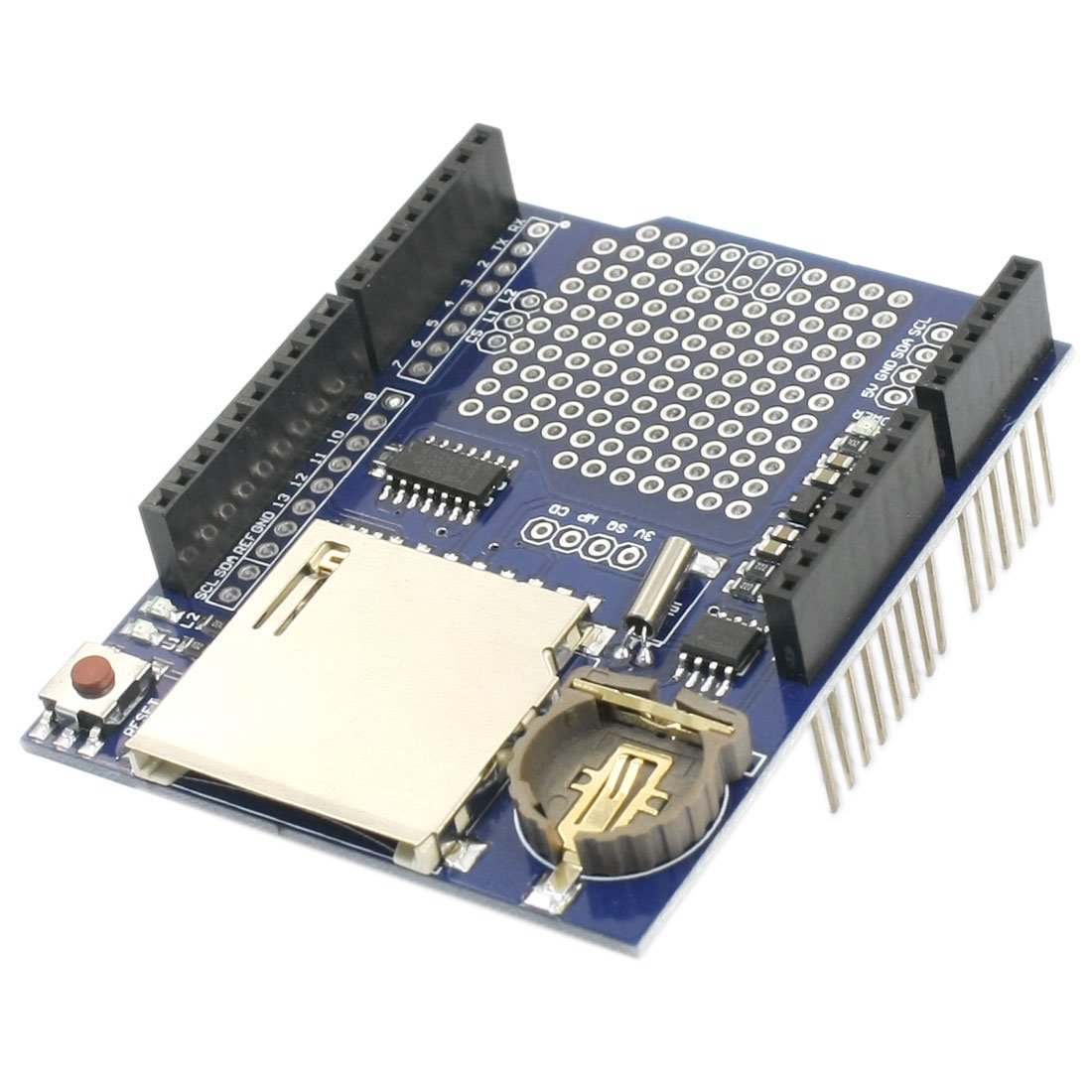 Placa Registro de datos Shield Module Board SD FAT32 para microcontroladores MCU 4