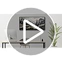KELIYUAAN Large Canvas Wall Art For Living Room Black Framed Wall Decor For Bedroom Office Home Decorations Prints Pictures Abstract mountain landscape Painting Artwork Wall Aesthetics 20"X40"