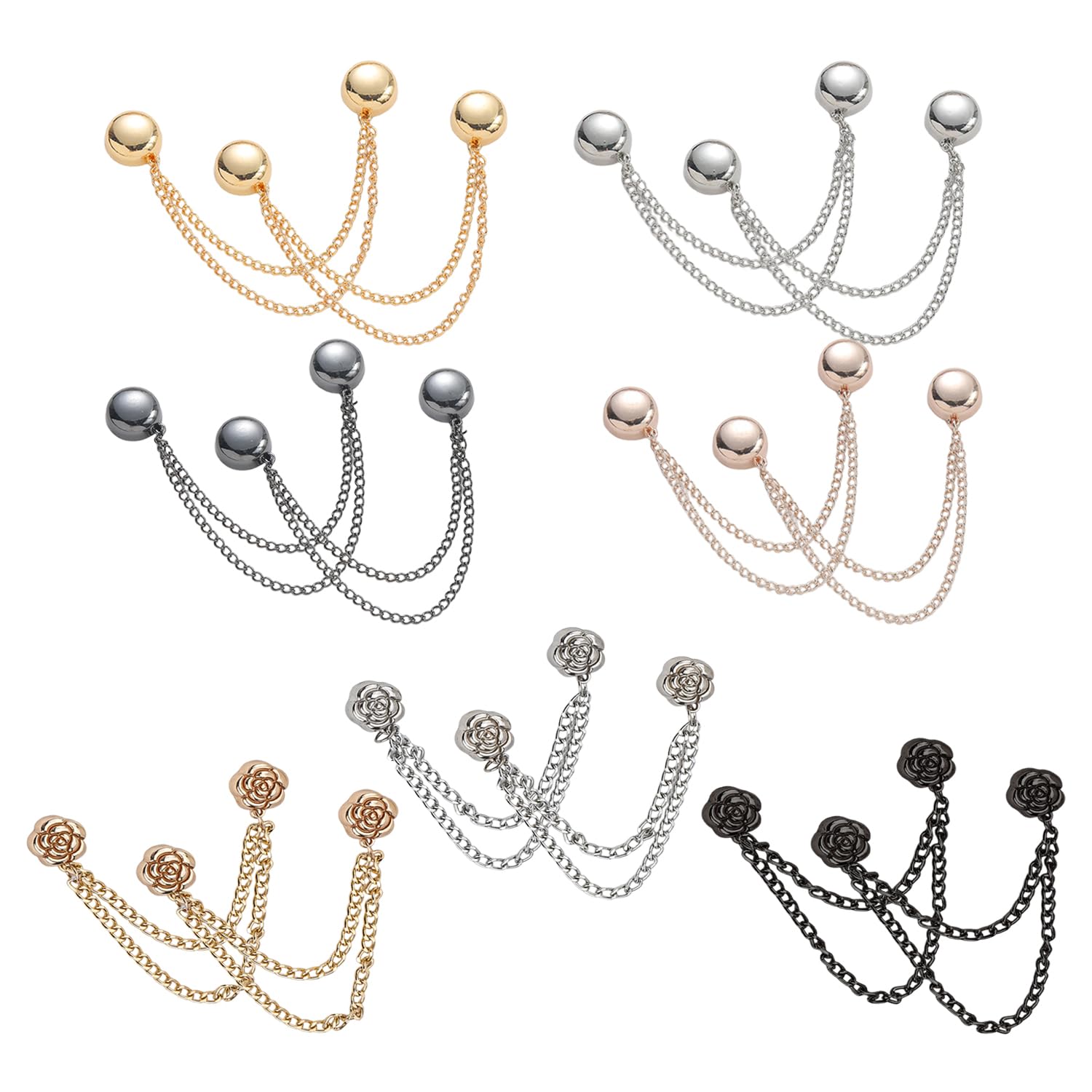 WUFGWBD 14 Kinds Of Leg Buckles, Magnetic Adjustment Buckle Design, Multi-Function Clothing Retainer, Suitable For Trouser Closure, Clothing Transformation.