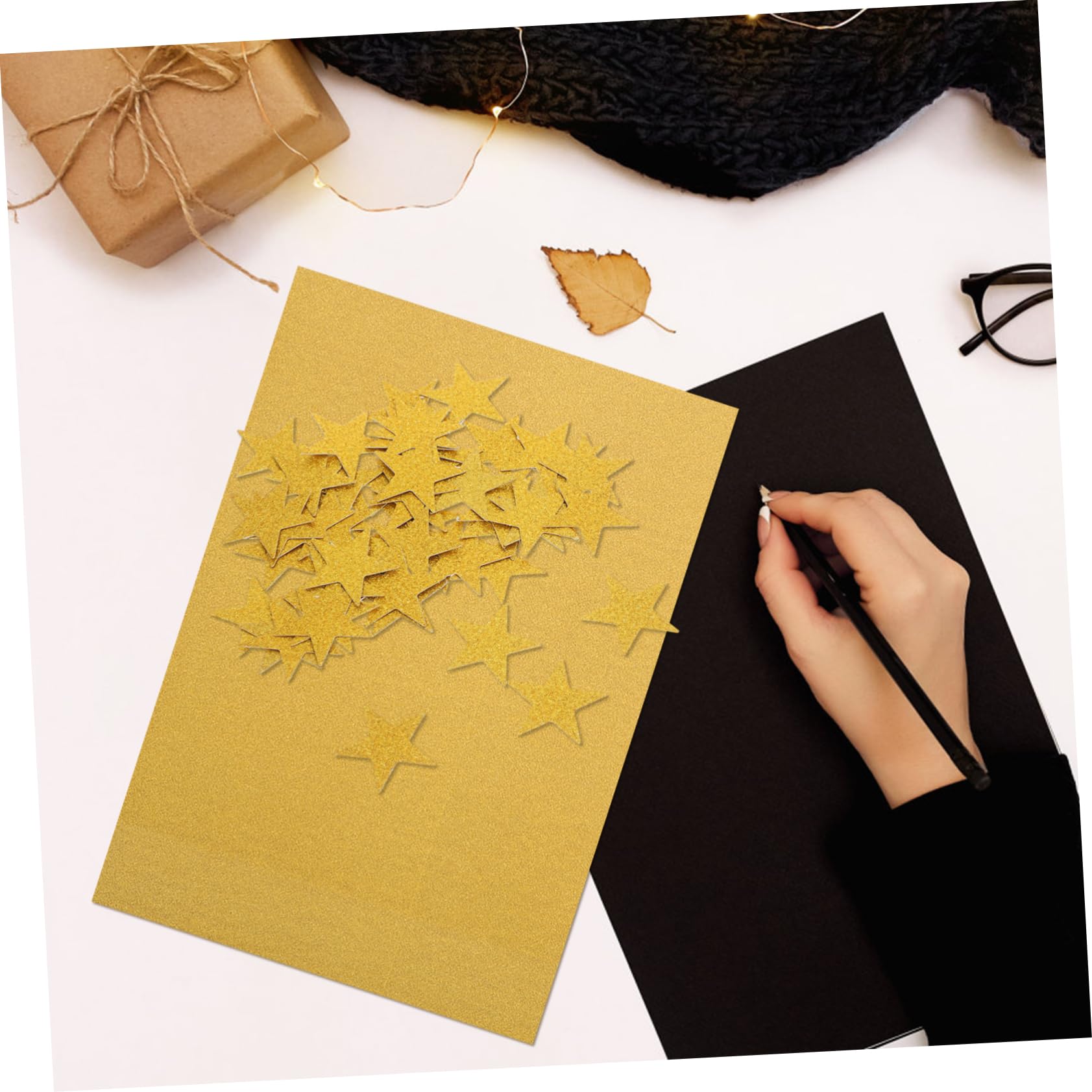 Cartulina Brillante A4 Plata, 10 Hojas, Papel para Bricolaje