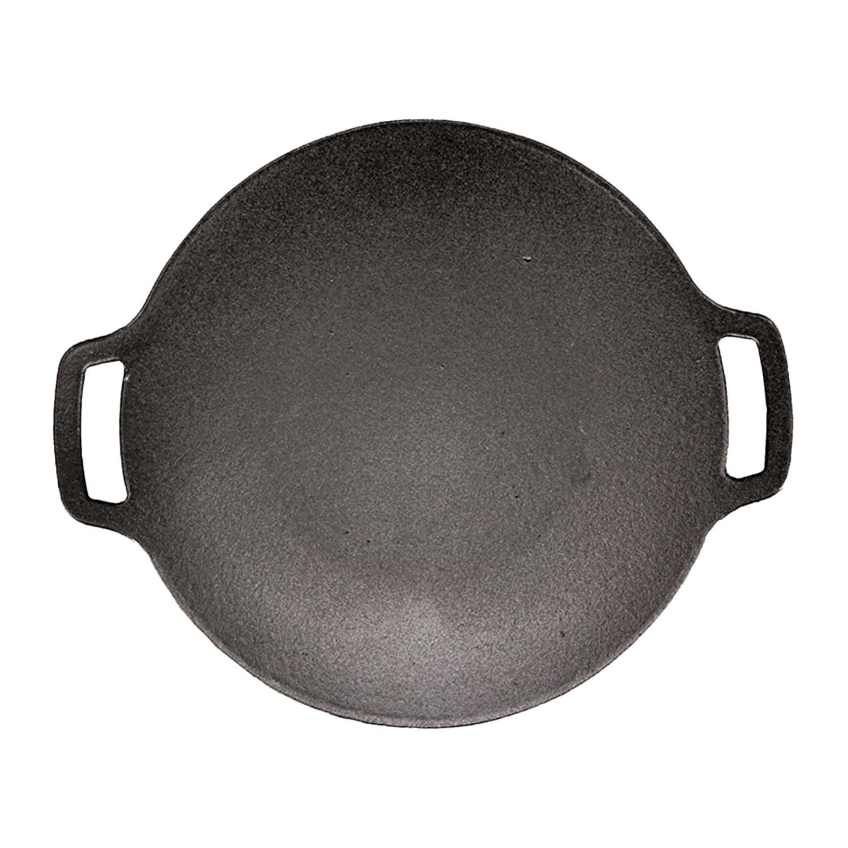 Padella in Ferro per Barbecue All'aperto senza Sbavature, Versatile e Resistente, per Grigliate e Occasioni Speciali, per Carne e Verdure