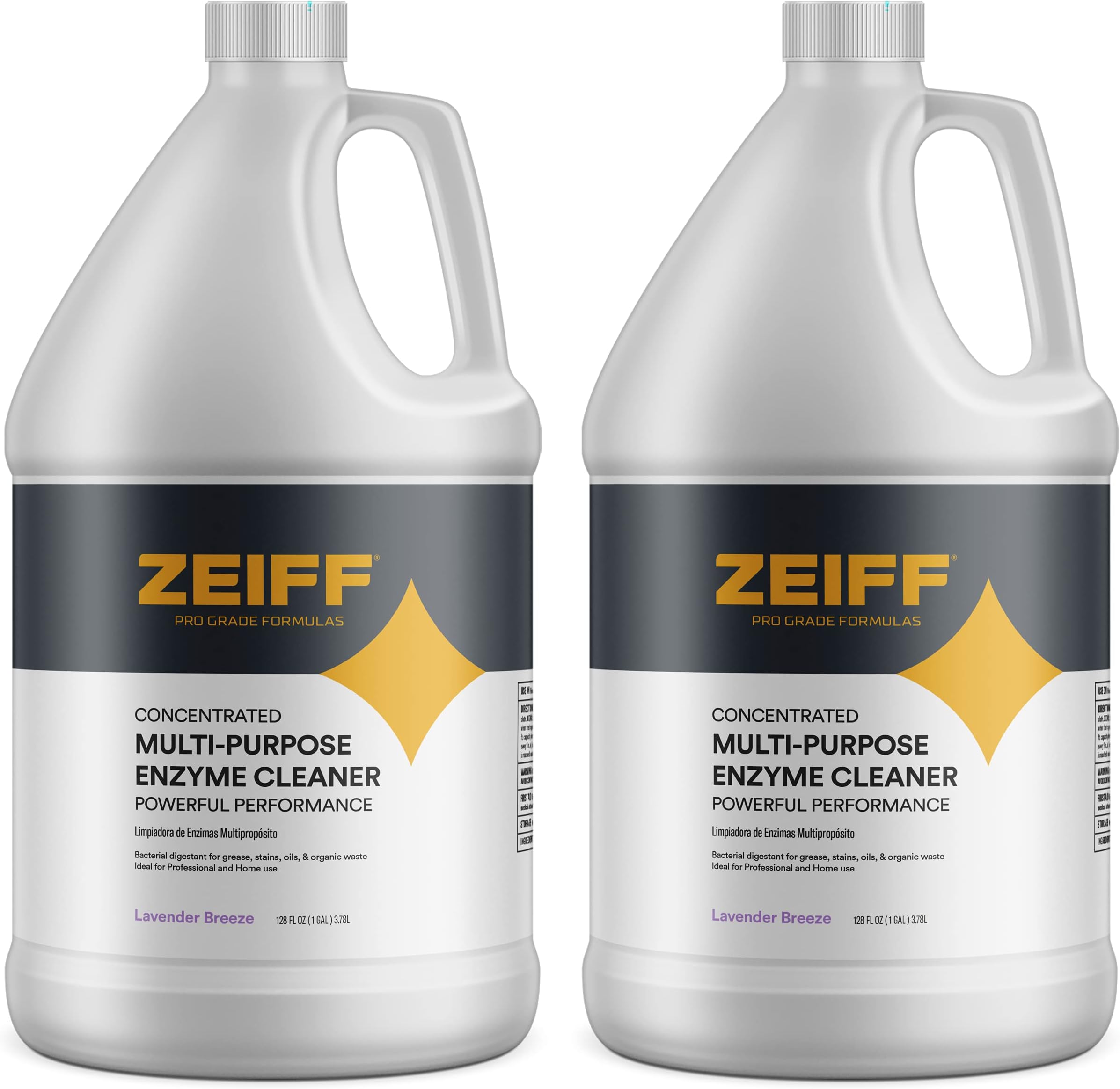 Pro-Grade Multi-Purpose Probiotic Enzyme Cleaner - Pet Stain and Odor Remover, Drain Cleaner - Powerful Cleaning & Odor Eliminating Formula For Professional & Home Surfaces - 1 Gallon