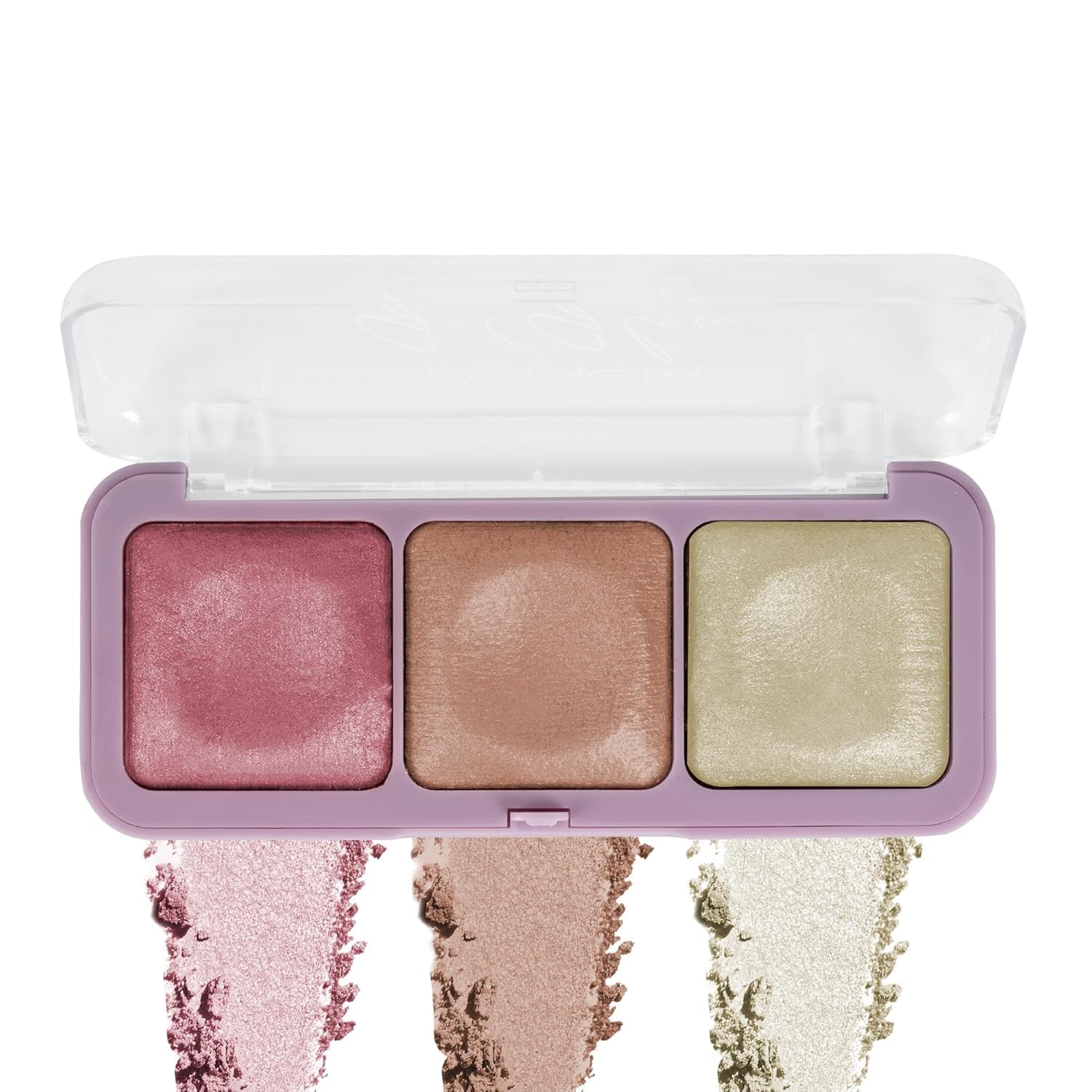 Get Glow Highlighter Palette | Ultra Blendable & Long Lasting | Shimmer Finish & Illuminating Glow | Highly Pigmented & Easy To Blend Shades | 3 Shades in 1 Palette -15g (Shade - 04)-image-19