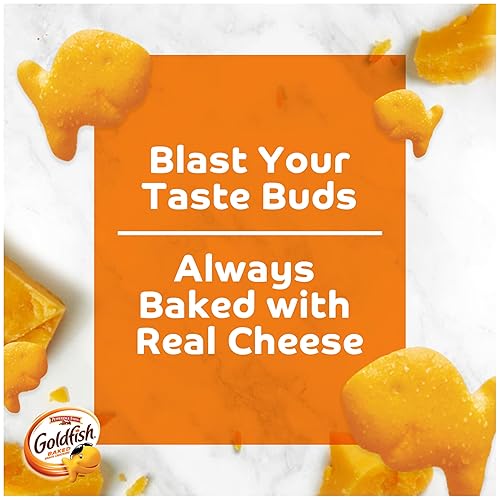 Miniatura 4 de Goldfish Flavor Blasted Xtra Cheddar Cheese Crackers, cartón de 27.3 onzas