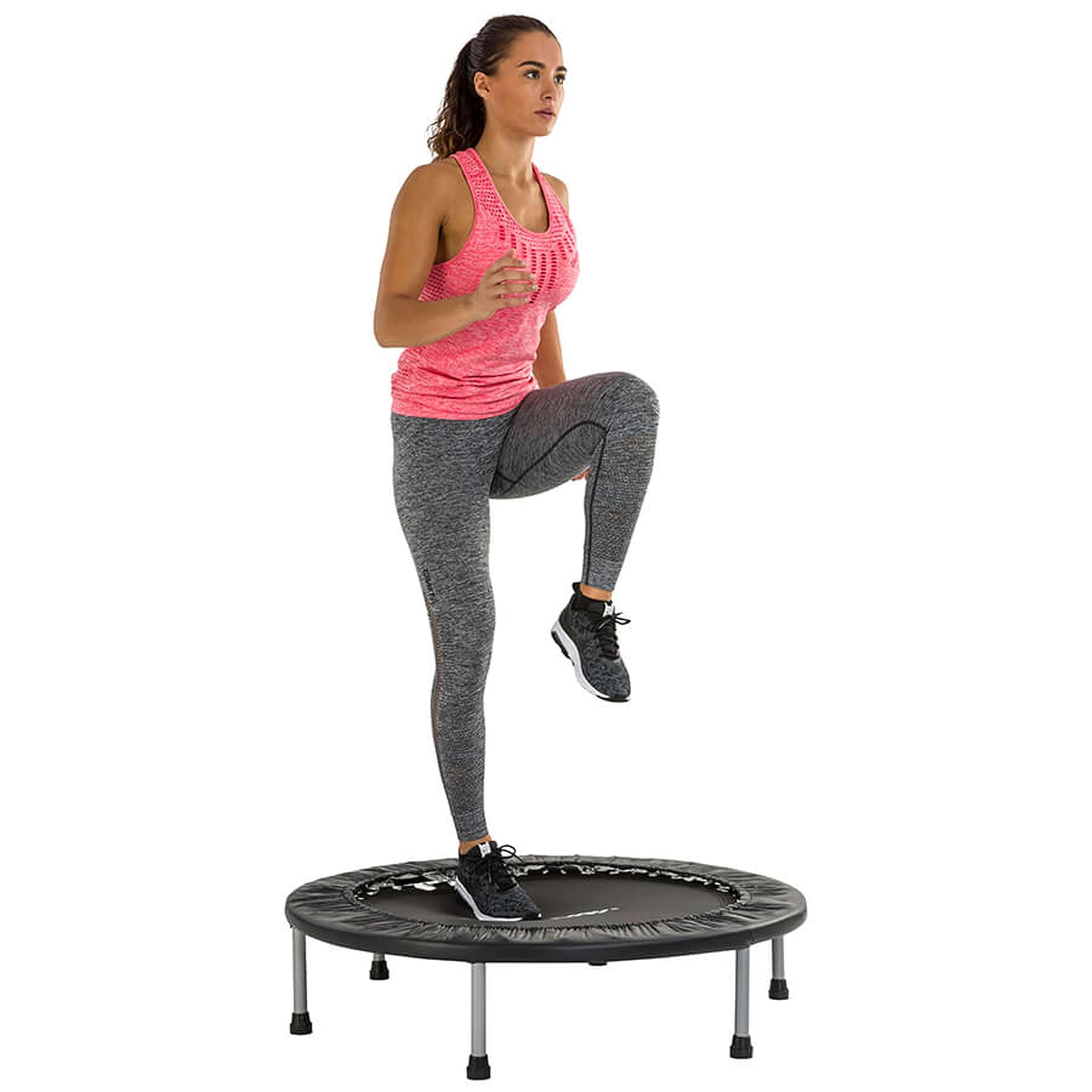 Tunturi-Fitness Funhop Trampolín para Deportes, Unisex Adulto, Negro, 95 cm