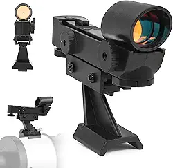 Astromania Finderscope Starpointer para telescópios astronômicos com suporte deslizante