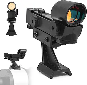 Astromania Finderscope Starpointer para telescópios astronômicos com suporte deslizante
