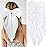 VELSCRUN Hair Bows for Women, 3Pcs Natural White Hair Clips, Big Hair Bows in Silky Satin, Oversized Long Tail Hair Barrettes, Hair Accessories, Christmas Gifts