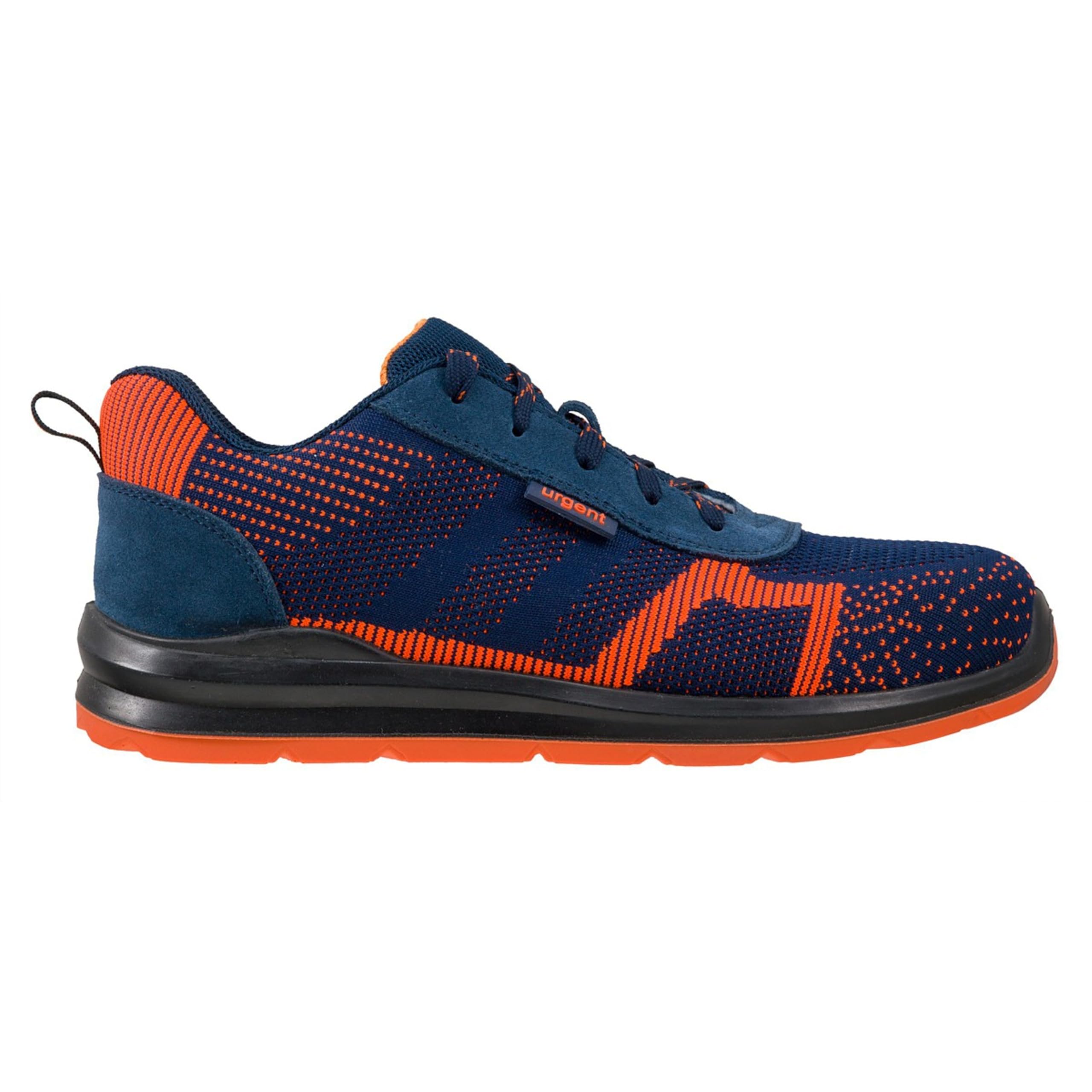 Urgent - Scarpe antinfortunistiche con punta in acciaio 232 S1, arancione/blu scuro