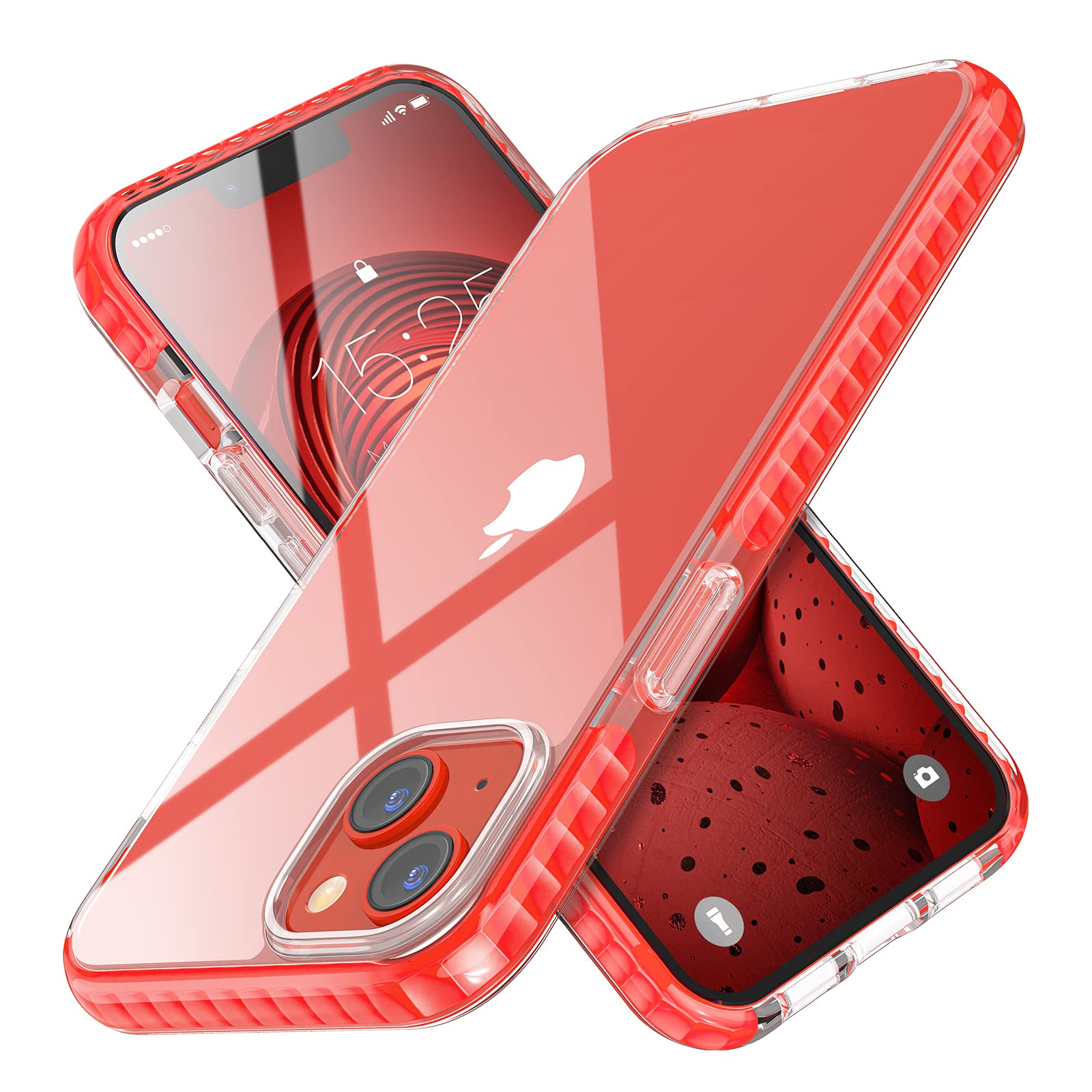 MATEPROX Compatible with iPhone 13 case Clear Thin Slim Crystal Transparent Cover Shockproof Bumper Case for iPhone 13 6....