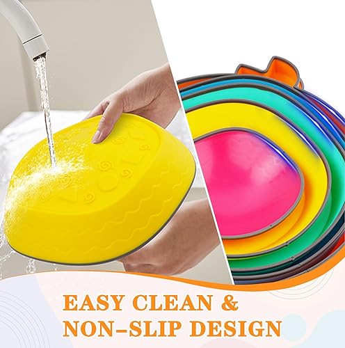 Miniatura 5 de Crabs Balance Stepping Stones, 5 piezas antideslizantes para niños pequeños, divertidos juguetes sensoriales para niños pequeños, ejercicio sentido