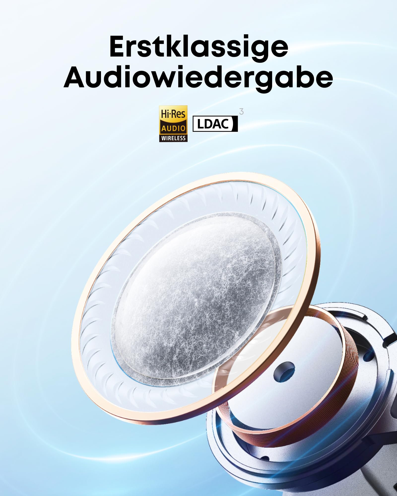 soundcore Liberty 5 by Anker, kabellose Noise Cancelling Earbuds, 2X stärkere Stimmreduktion, ANC in Echtzeit, Schnellladen, Dolby Audio, Surround Sound, Hi-Res, klare Telefonate (Generalüberholt)