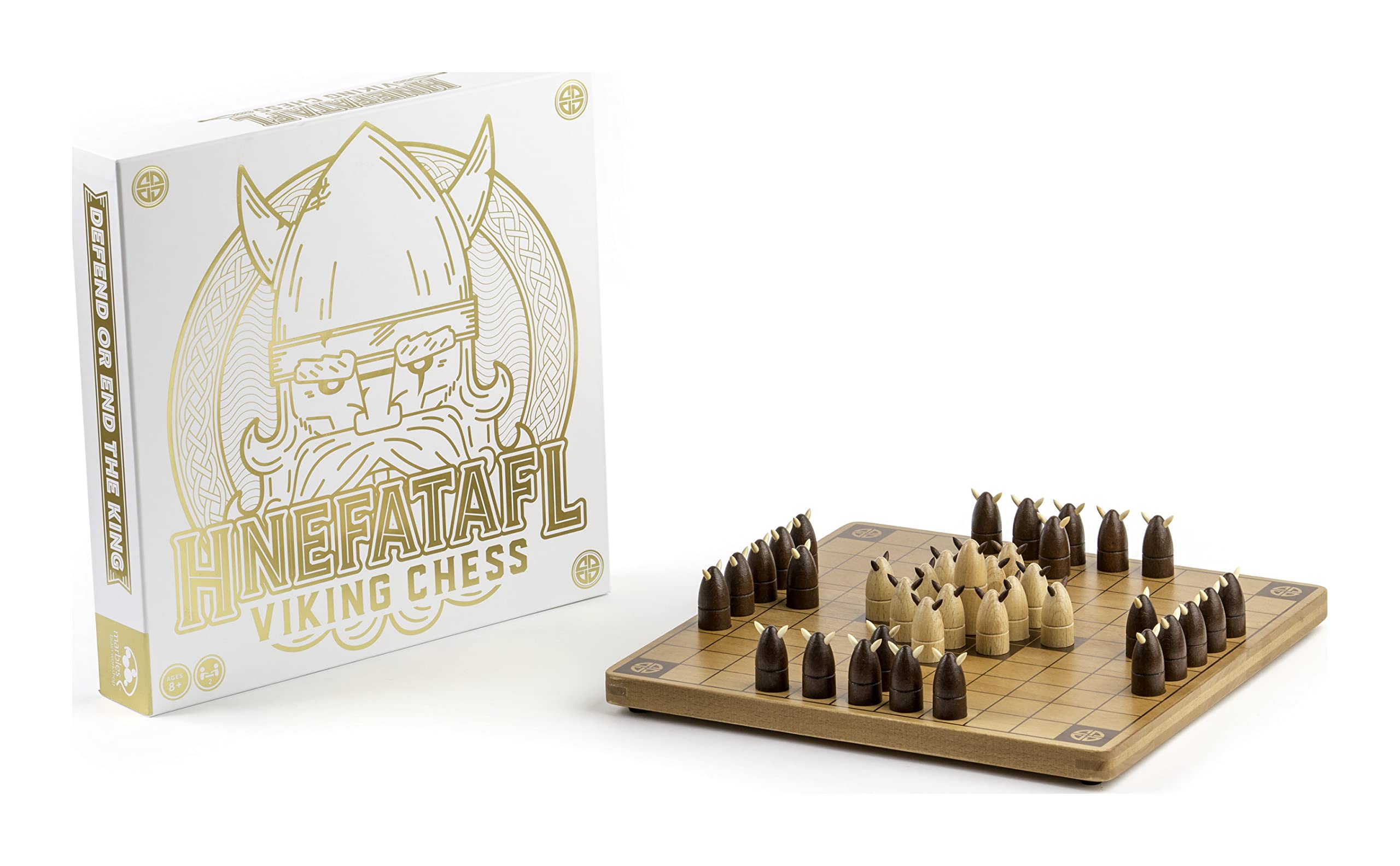 Hnefatafl, gioco di strategia per due giocatori con tavolo da gioco in legno, per bambini e adulti