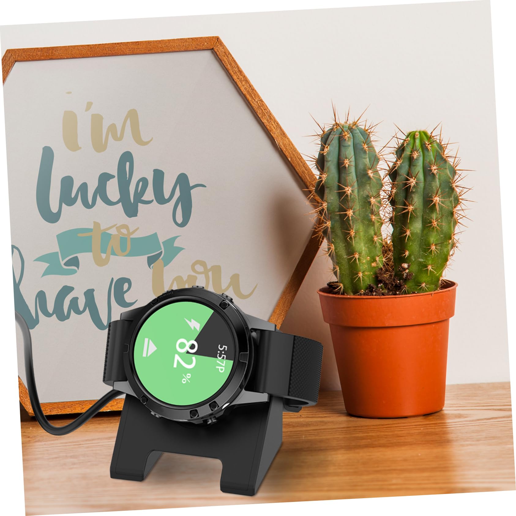 Hemobllo 4pièces Station De Charge Pour Montres Connectées Chargeur Compatible Support De Bureau Léger Et Portable Charge Rapide Et Sûre Pour Montre De Sport
