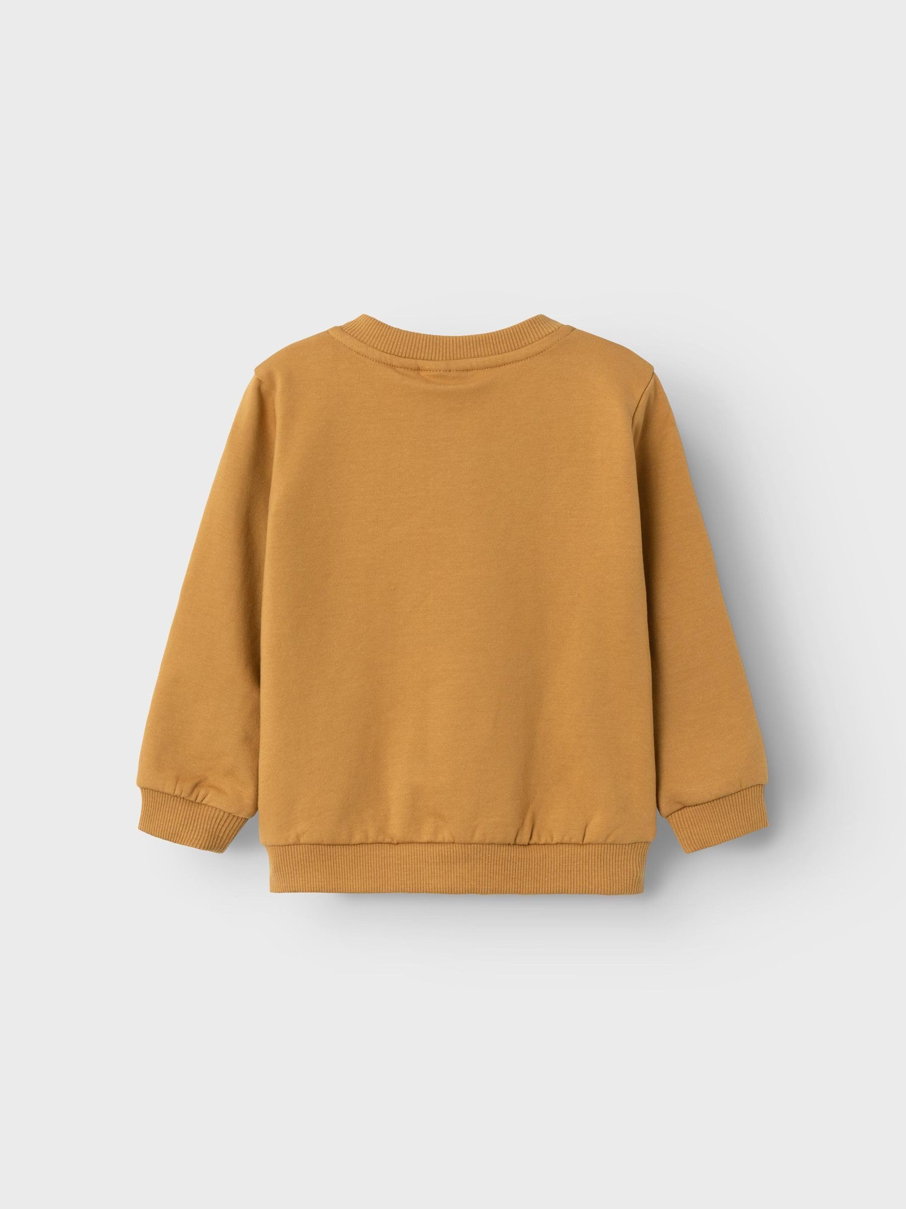 NAME IT Nbmsanus Ls Sweat Card Bru Veste de survêtement Bébé garçon
