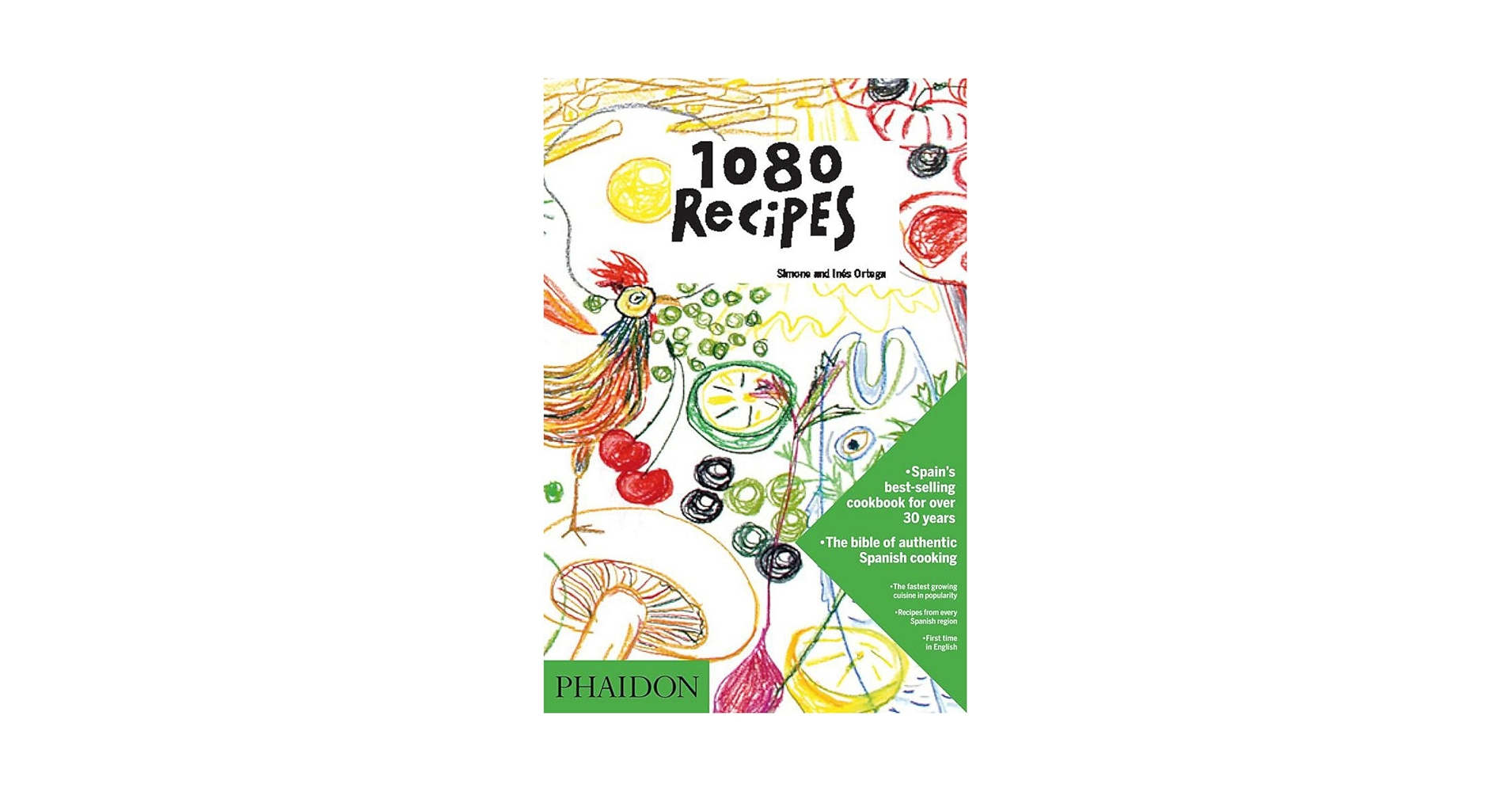 S*h様 1080 Recipes スペイン料理　洋書　Phaidon レシピ本 1080 Recipes: Ortega, Simone, Ortega, Inés: 9780714848365