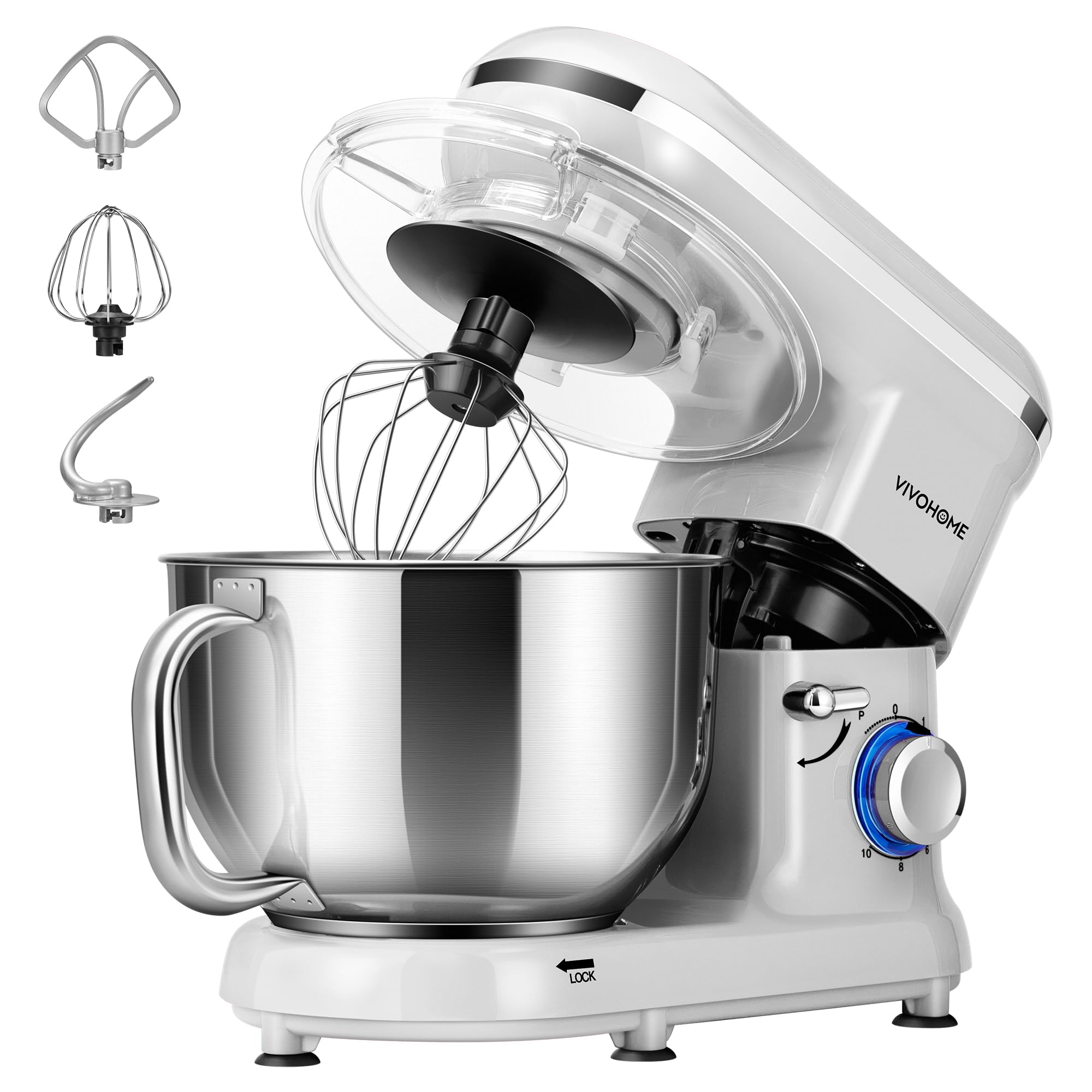 VIVOHOME Stand Mixer, 6 Quart