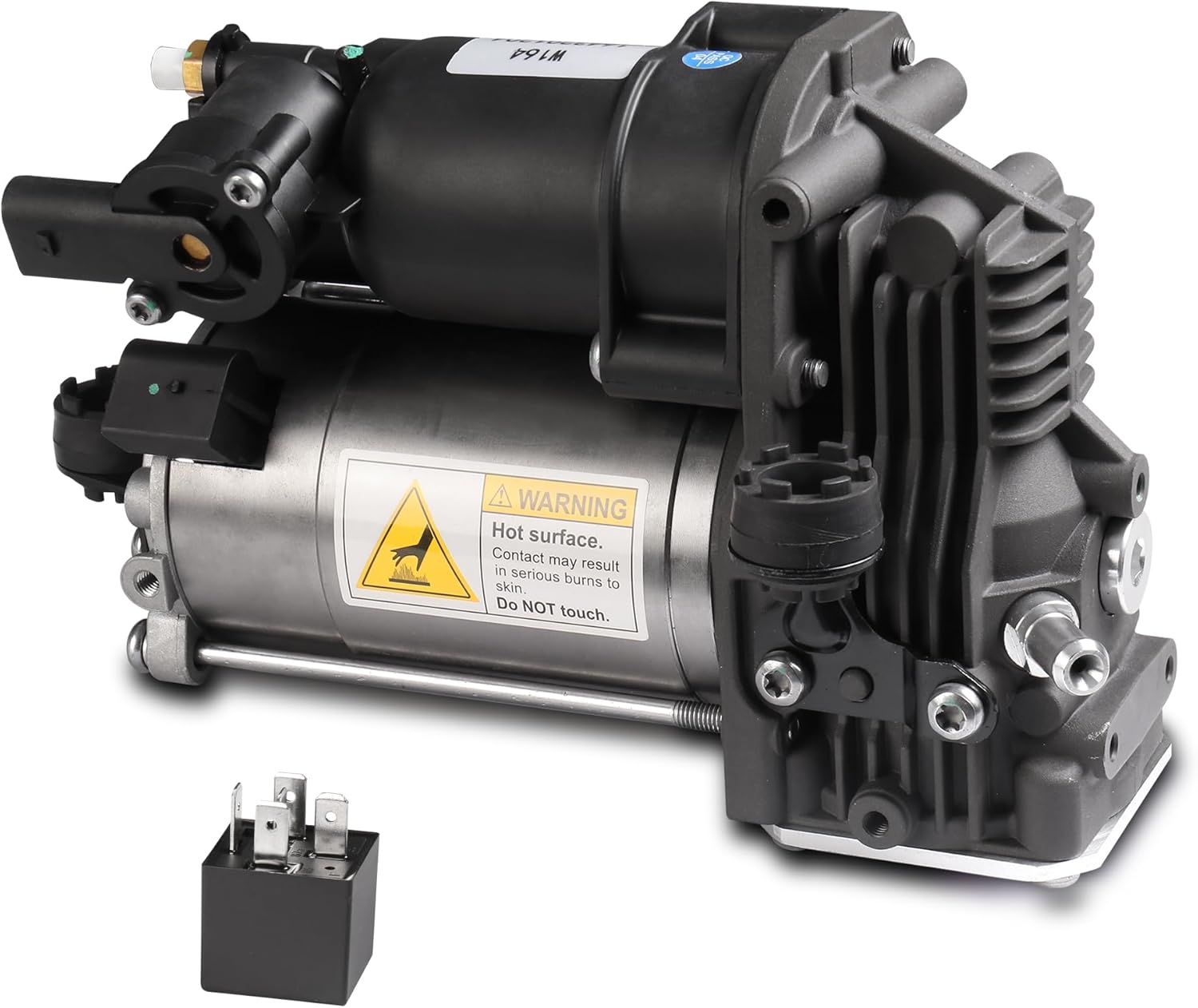 KUIPERAUTO Air Suspension Compressor Pump 1643201204 Compatible with 2007-2012 Mercedes Benz GL450 GL550 ML320 ML350 ML450 ML500 ML550 ML63 AMG