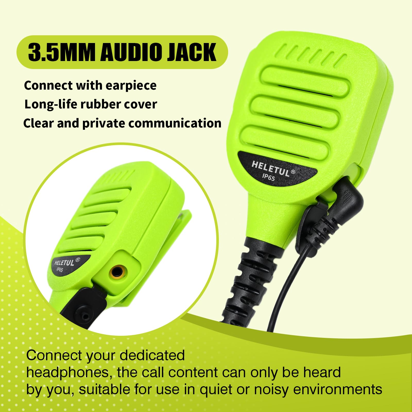 IP65 Impermeable Mano Mic Micrófono de mano Walkie-Talkie Micrófono Radio Micrófono Micrófono de hombro Micrófono Altavoz Micrófono para Motorola ht1250 ht 1250 ht750 Wave PTX gp328 gp338