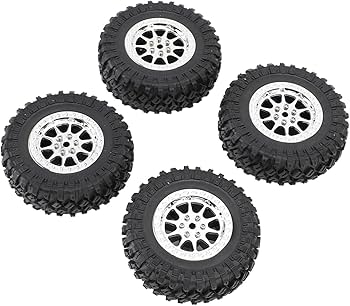 Amazon | RCホイールとタイヤ、4 PCS 70mm OD。 40mm ID。沼地の爪泥の