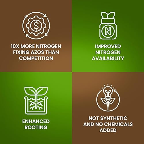 Miniatura 3 de Big Foot AZOSpirillum - Potenciador de raíces de plantas y polvo de enraizamiento natural o agua para plantas establecidas (5 onzas)