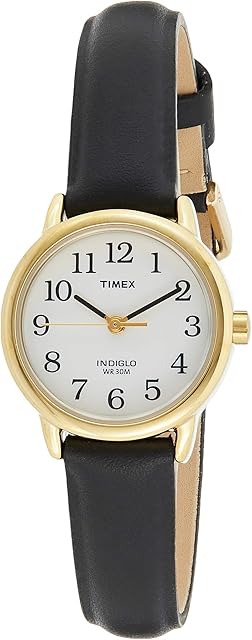 Timex Easy Reader Women's 25mm Leather Strap Watch T20433