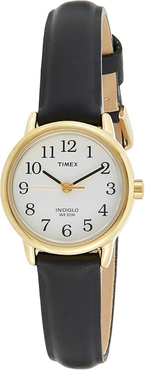 Timex Easy Reader 35mm Date Window Watch T2H291 & Easy Reader Women's 25mm Leather Strap Watch T20433