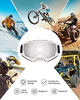 Vista 5 de KEMIMOTO Gafas de motocross y ATV/UTV con protección anti UV