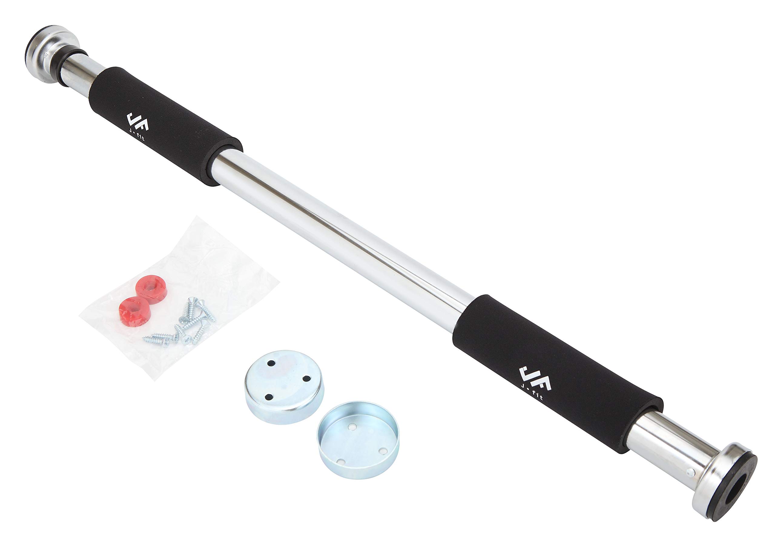 JFITDeluxe Multi Exercise Doorway Pull-Up Bar with Comfort Grips
