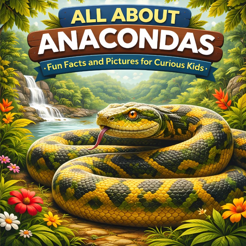 All About Anacondas: Fun Facts and Pictures for Curious Kids