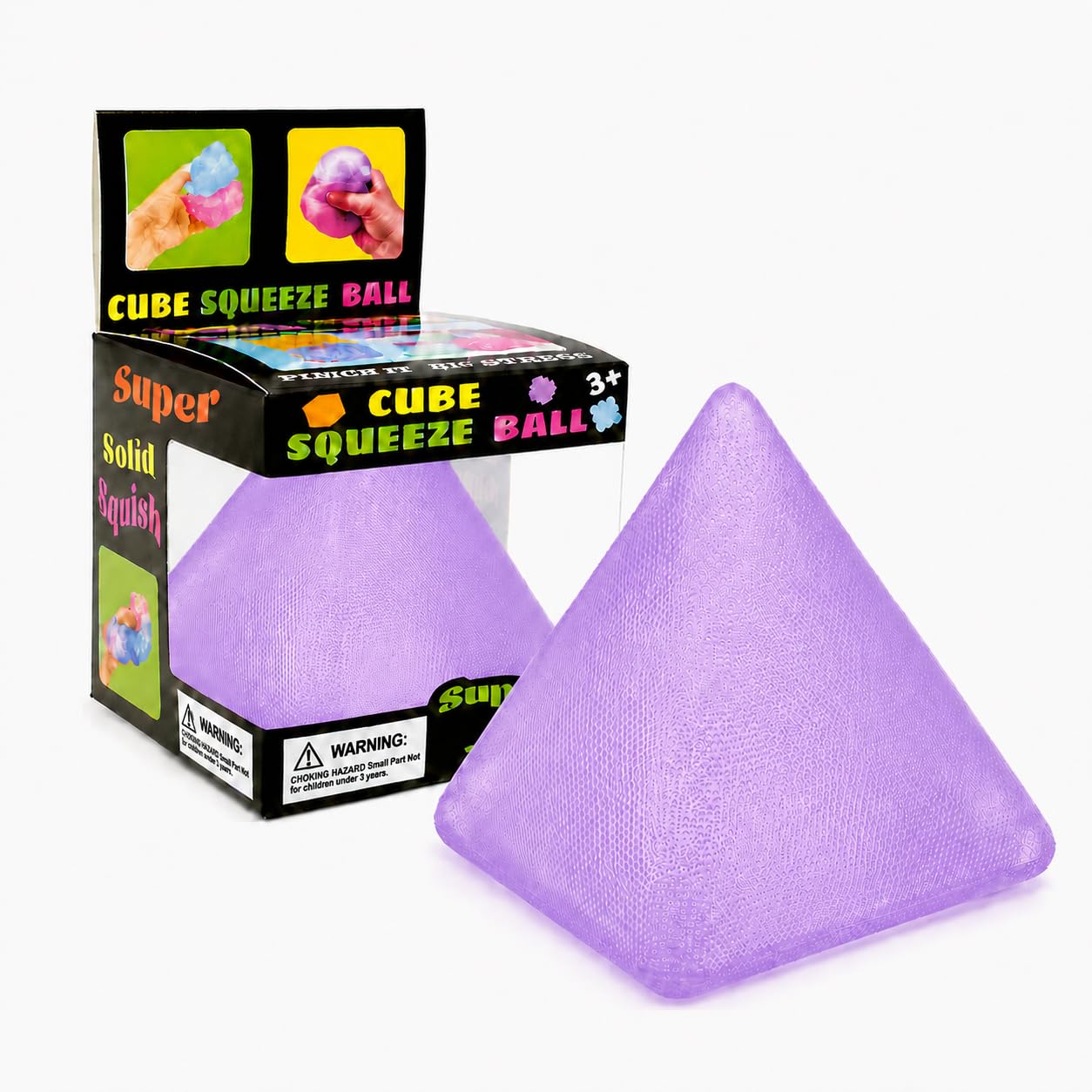 Photo 1 of JntuJti Pyramid Squishy Squeeze Toy