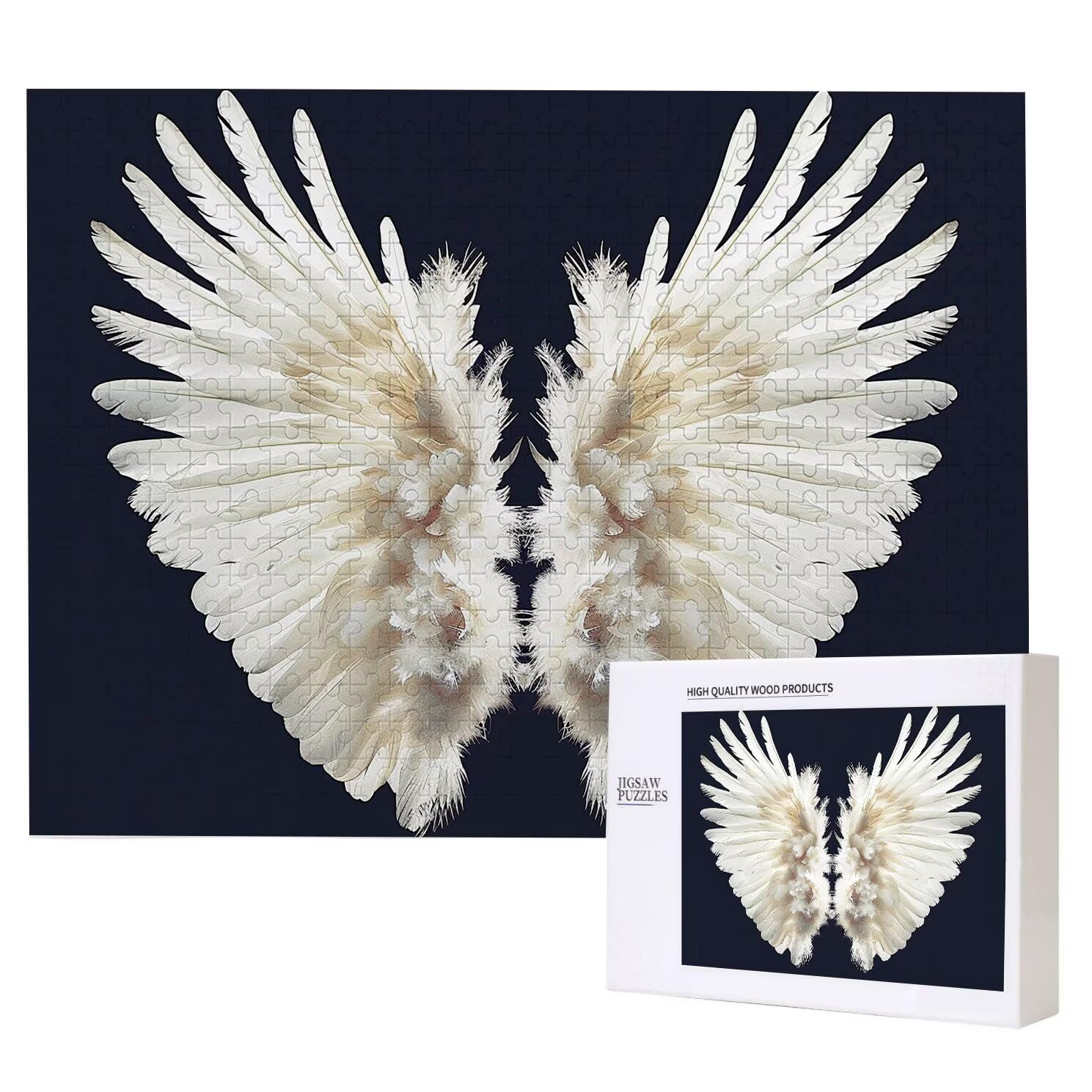 Jigsaw Puzzle, 1000 Pezzi Puzzle Classici, Bianco Puzzle Rilassamento Intelligence, Mpossibile Difficile Puzzles impegnativo per adulti Puzzles per Gioco Familiare, Regalo per Amore Amico Ala K0F-133