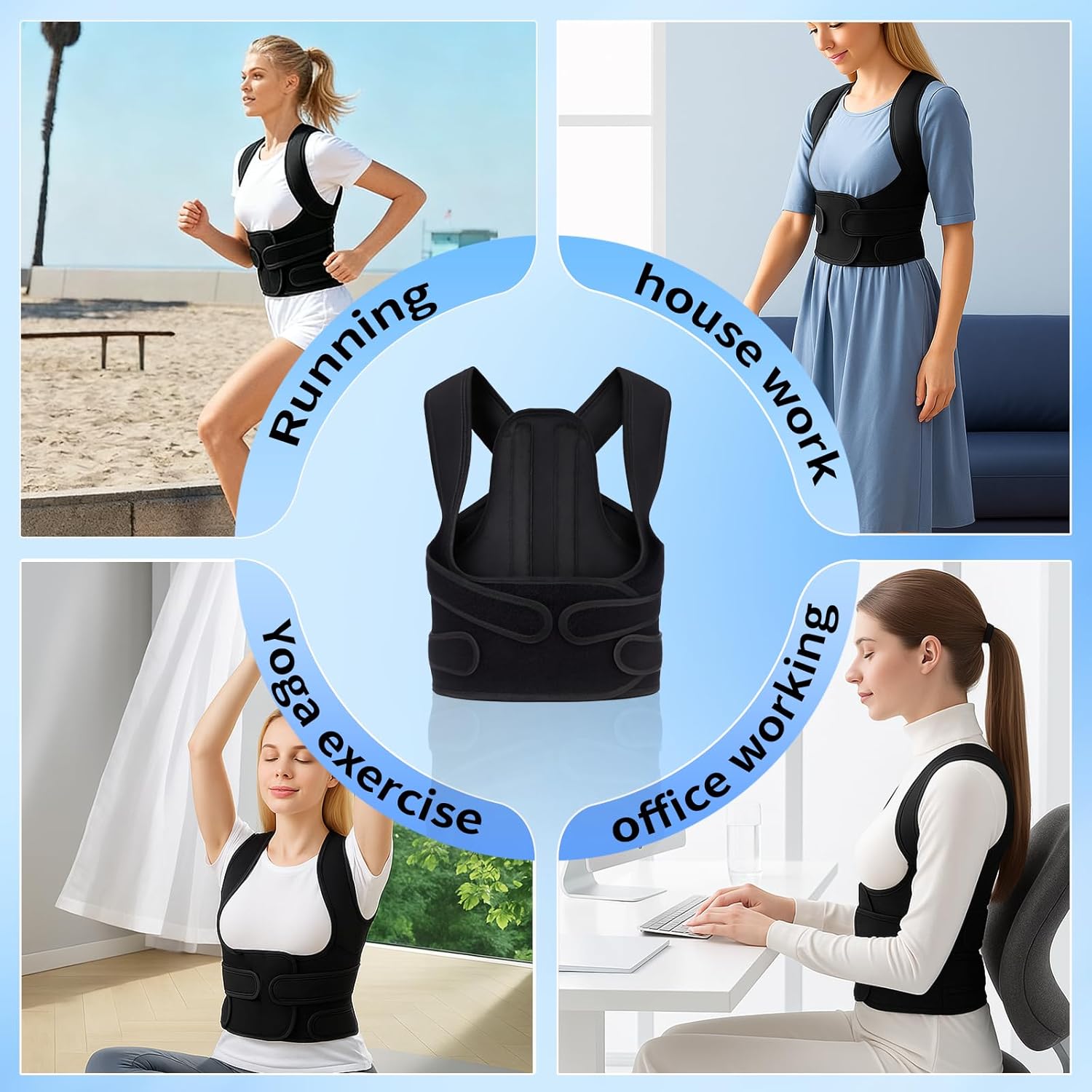 posture corrector back brace for men