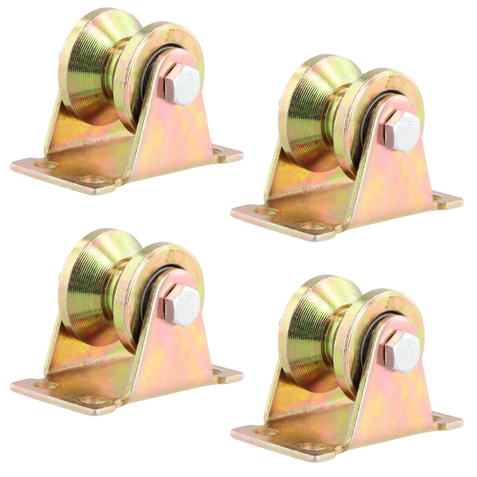 GUNGY Poulie De Levage Simple Rail 32mm - Roue Gorge V 200kg - 2 Pièces Pour Portail Coulissant
