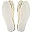 Frienda 2 Pairs Wool Shoe Insoles for Cold Weather Cut to Size Fluffy Shoes Insert Unisex All Size Inner Insole Cosy Warm with Dimension Chart Imitation Wool Insoles, Beige