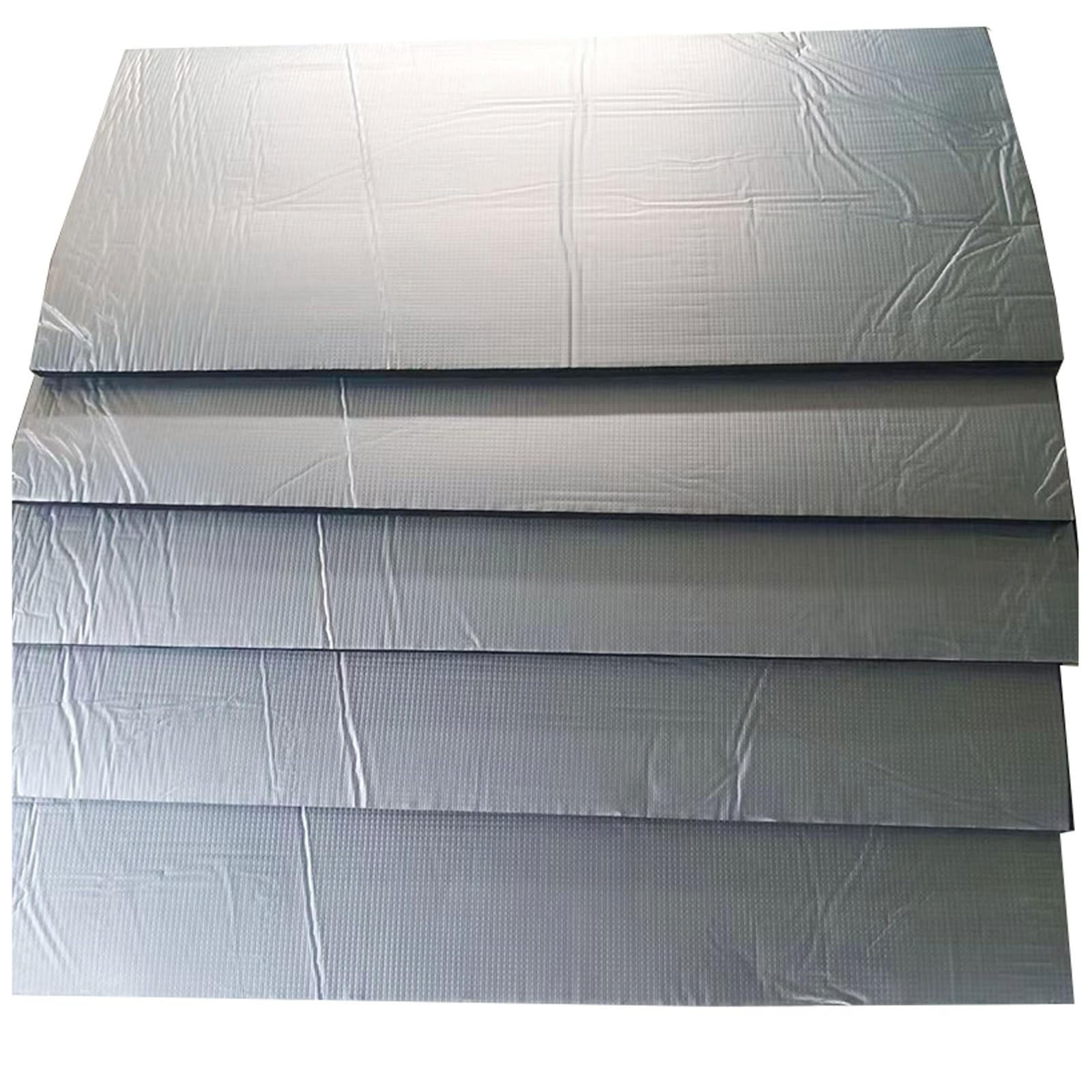 Pannelli Termoriflettenti per Termosifoni Alluminio Autoadesivo Materiale Isolante A Prova di umidità Isolamento Termico Esterno per Pareti, Pavimenti, Tetti, Camper, Roulotte, Spessore di 5 mm (Size