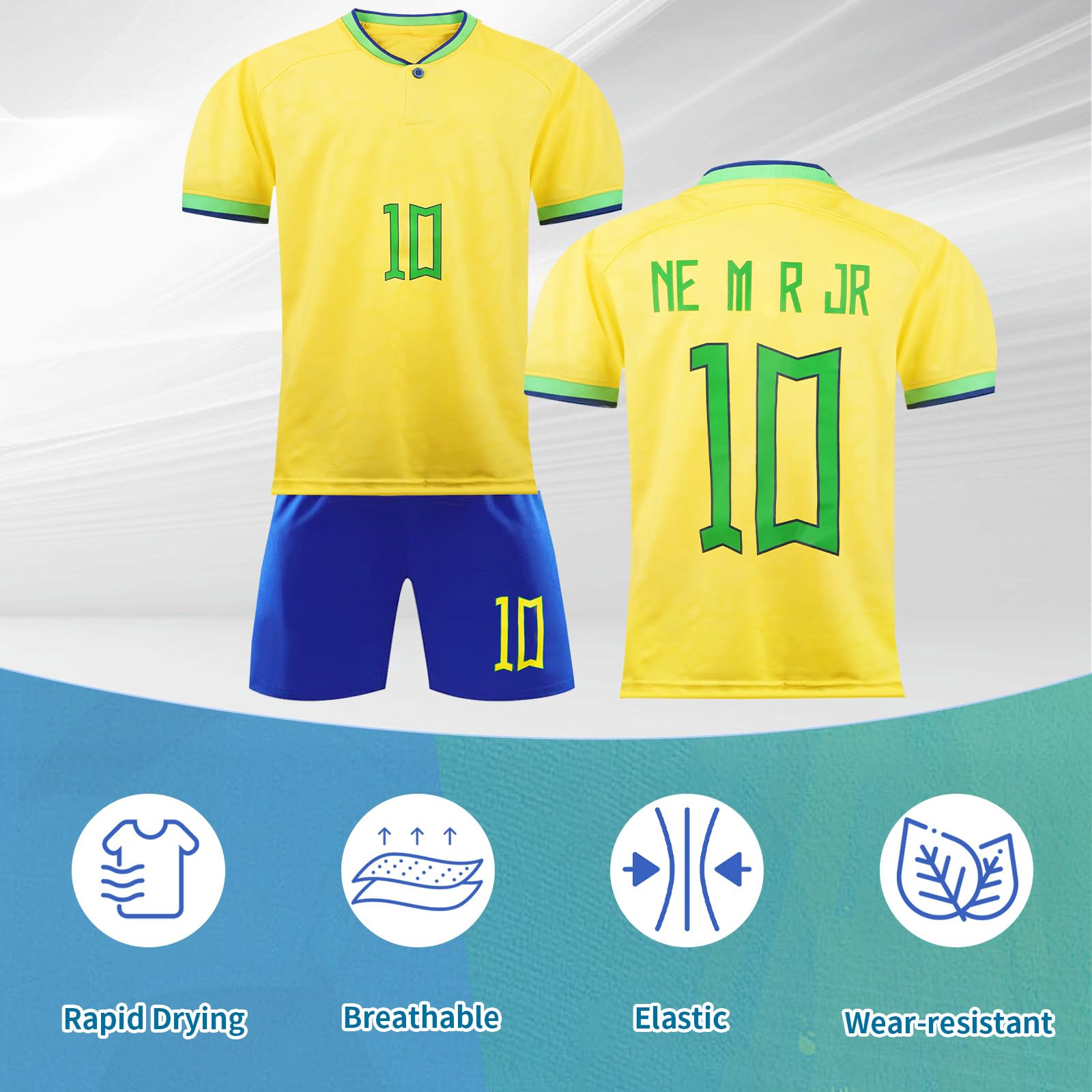 Maglia da calcio per bambini 2023/2024, maglia da calcio per ragazzi e ragazze
