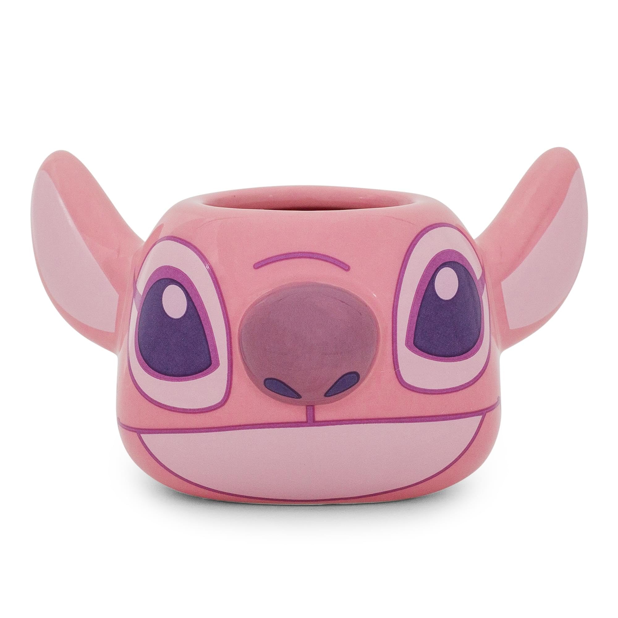 Disney Lilo & Stitch Angel Sculpted Ceramic Mini Mug | Small Coffee Cup For Espresso, Cappuccinos, and Beverages | Holds 3 Ounces