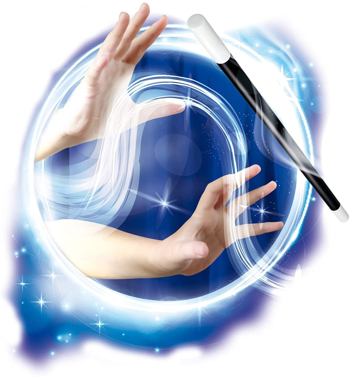 Clementoni Ehrlich Brothers Secrets of Magic - Zauberkasten für Kinder ab 7 Jahren - Magisches Equipment für 30 verblüffende Zaubertricks inkl. 3D Erklärvideos 59312