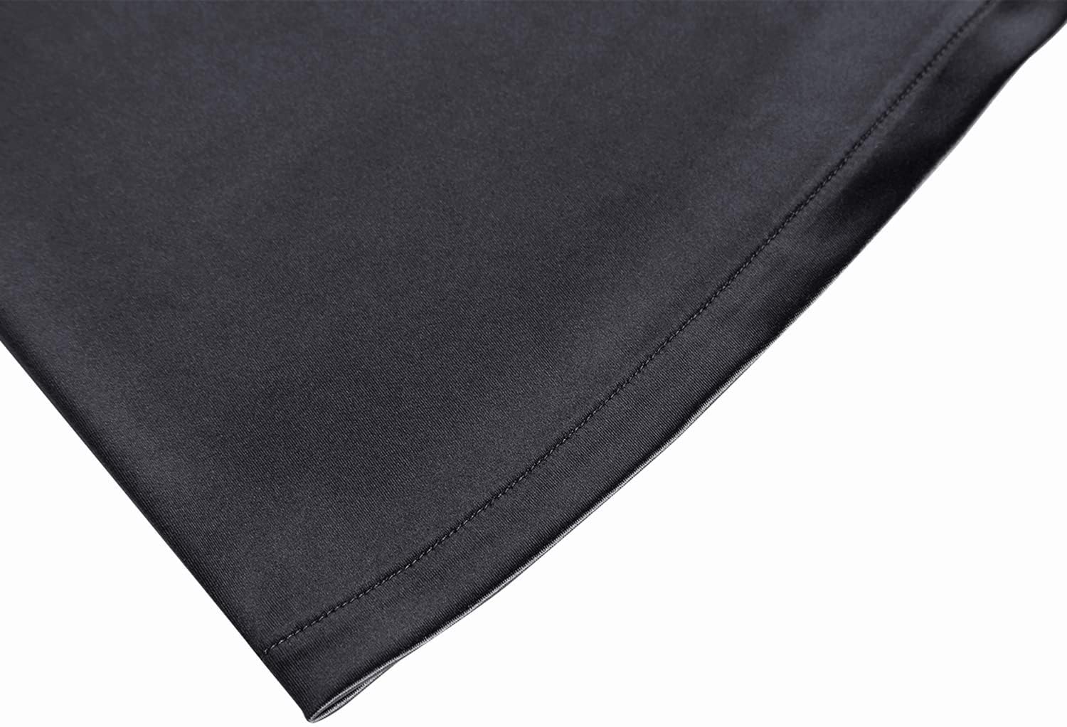 Women's 30s Brief Elegant Mermaid Sleeveless Gowns Formal Evening Dress Black Small