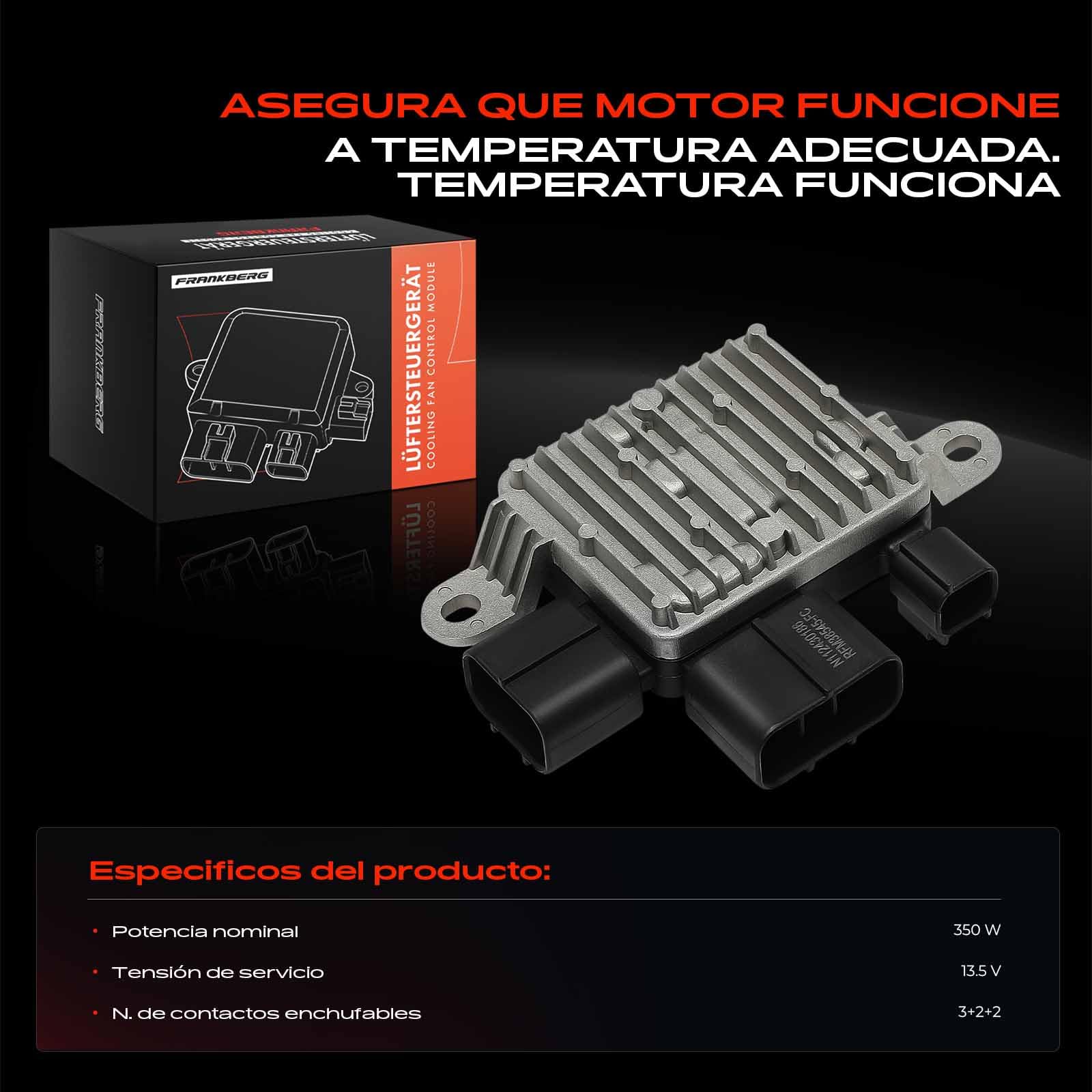 Frankberg Unidad de control de ventilador 6 Polos 940004000