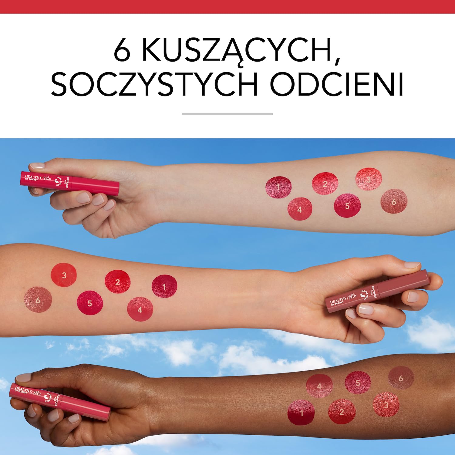 Bourjois Healthy Mix Clean Lip Sorbet wegańska, nawilżająca pomadka do ust nr 06 - Peanude Butter