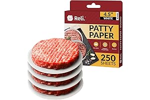 Reli Hamburger Patty Paper: Non-Stick Burger Patty Separators (250 Pack)