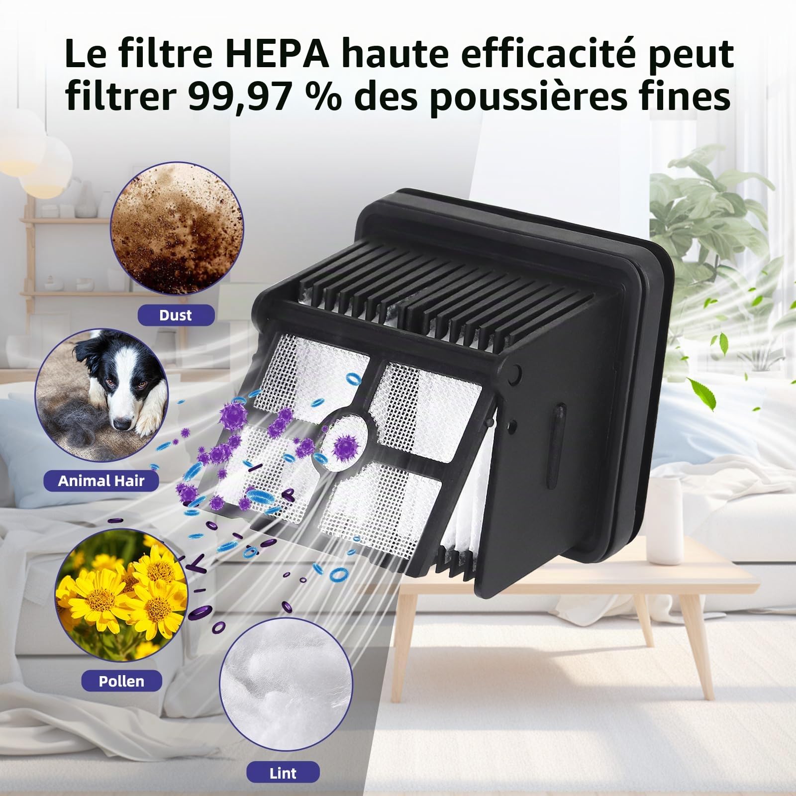 Accessoires Dreame H12 Pro H12 Dual G10 Pro Aspirateur Eau Poussière Pièces Rechange Ensemble 5 Pièces